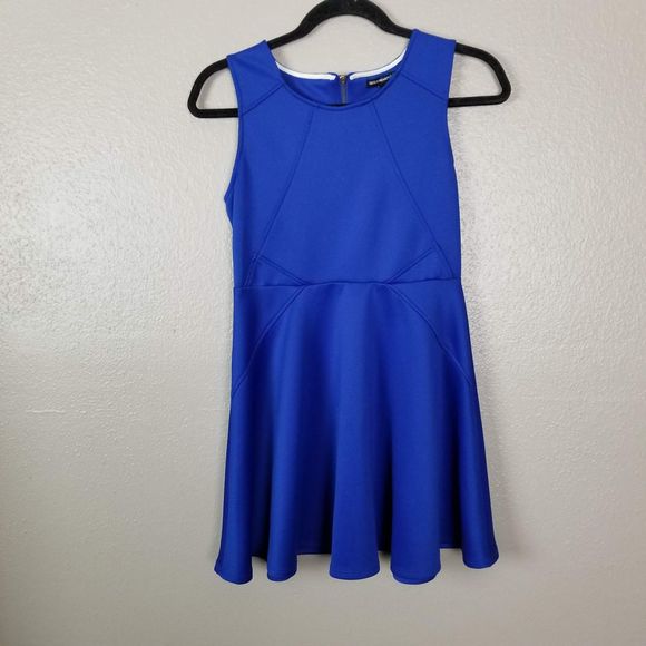 Sequin Hearts Girls Blue Sleeveless Dress 14 - Picture 1 of 5